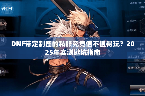 DNF带定制图的私服究竟值不值得玩？2025年实测避坑指南