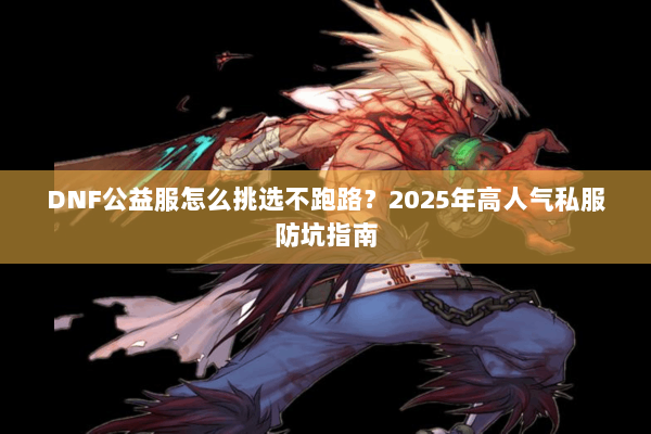 DNF公益服怎么挑选不跑路？2025年高人气私服防坑指南