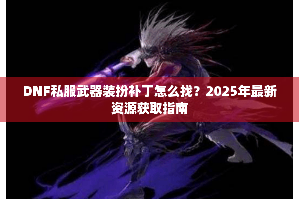 DNF私服武器装扮补丁怎么找？2025年最新资源获取指南