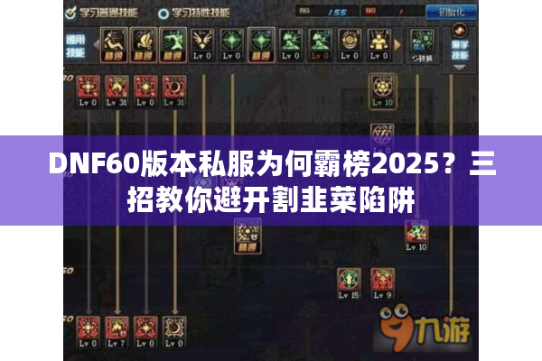 DNF60版本私服为何霸榜2025？三招教你避开割韭菜陷阱